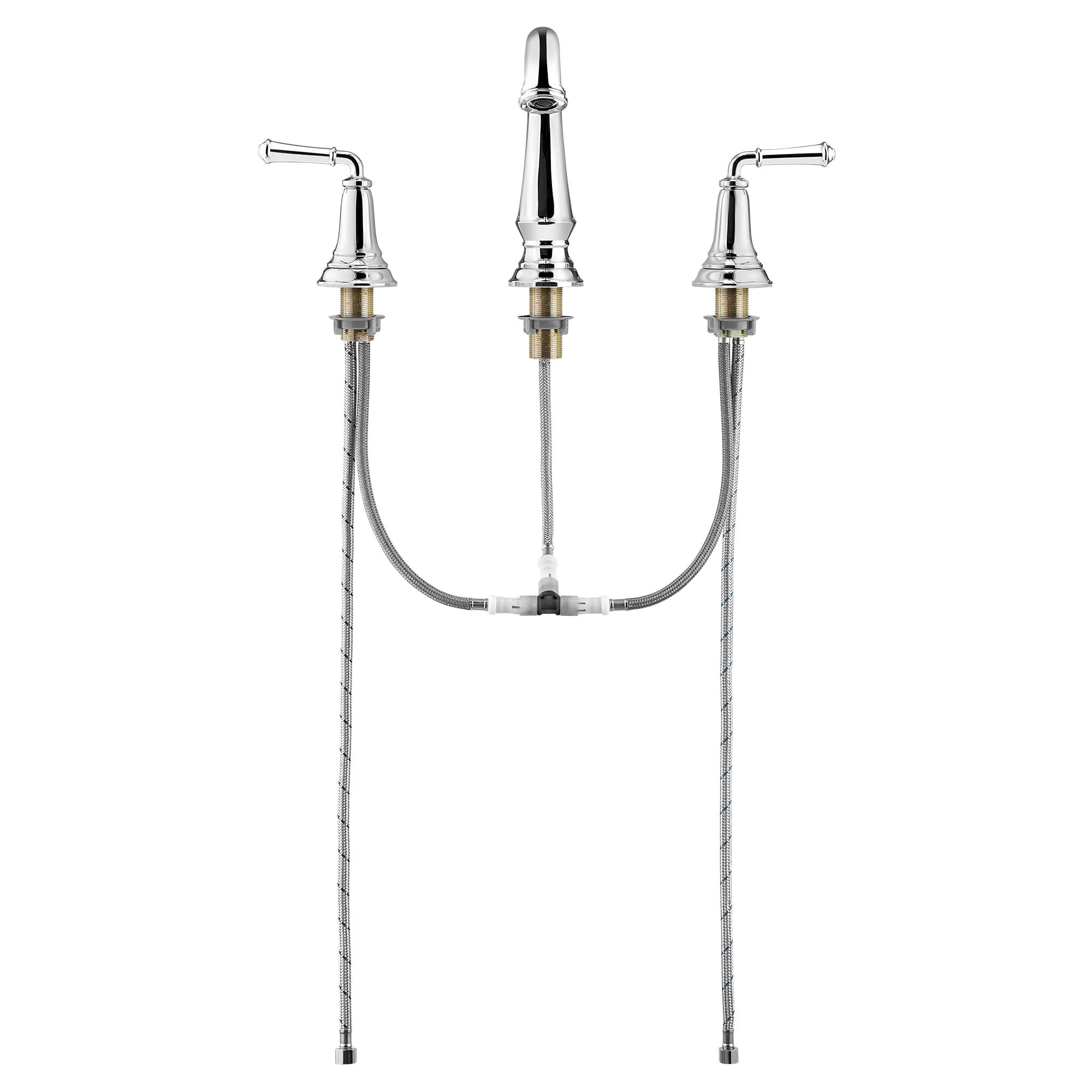 Delancey® - Robinet de salle de bain à 2 poignées espacées de 8 po 1,2 gpm/4,5 L/min avec poignées à levier